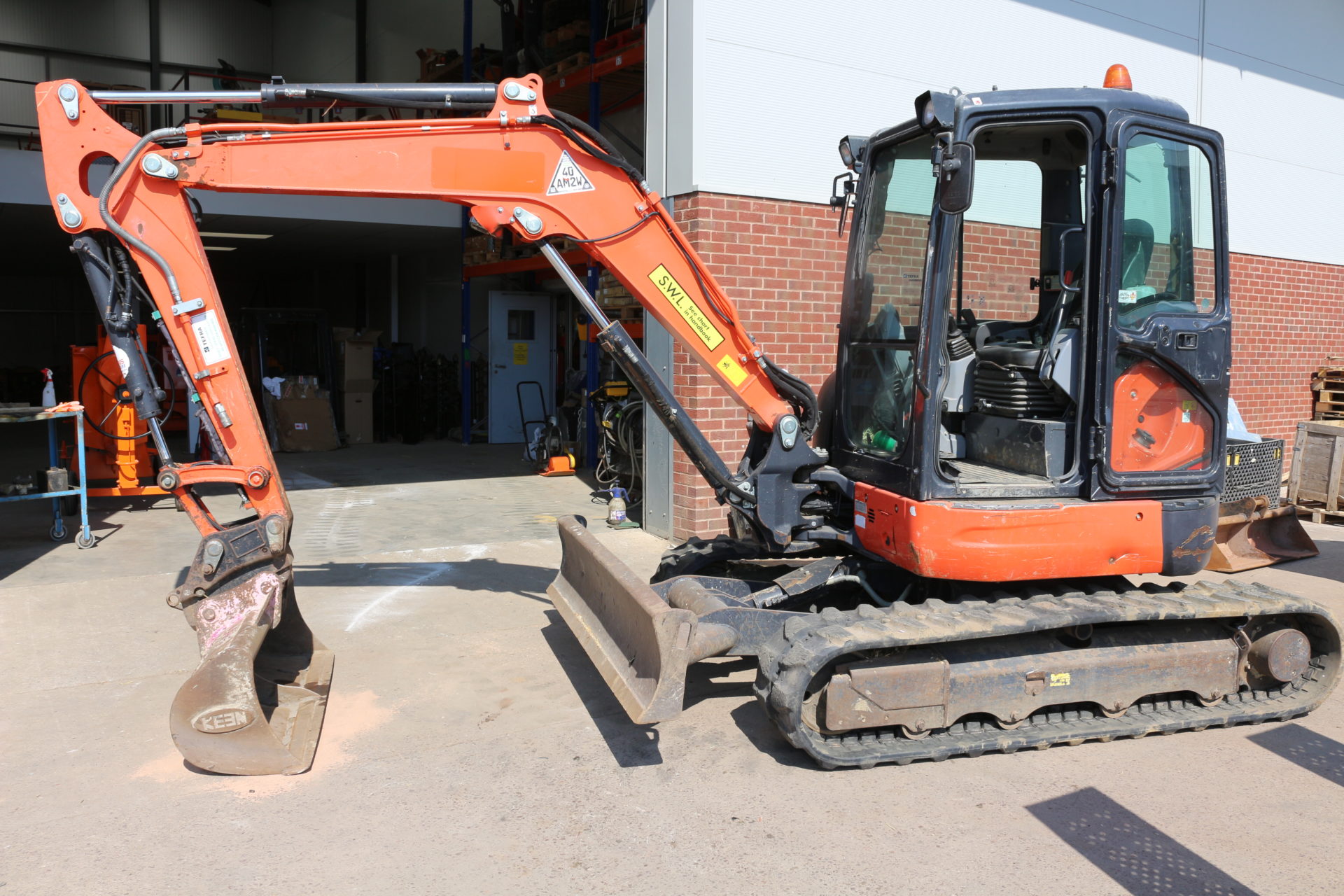 Kubota U484 Excavator HTS Plant